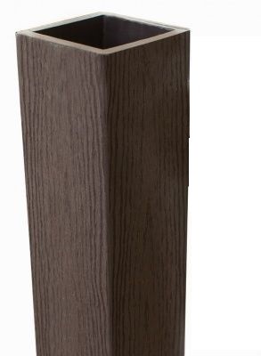 Столб опорный Woodvex Co-Extrusion Венге купить в Туапсе