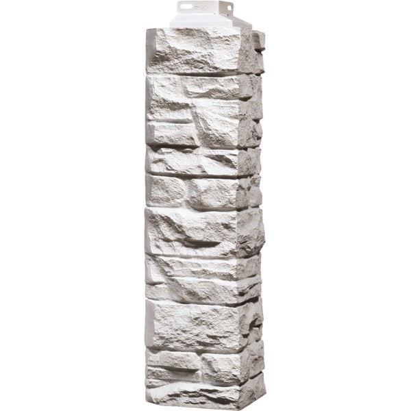 Угол наружный FineBer, Скала, Мелованный белый купить в Туапсе