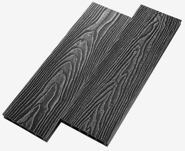 Террасная доска из ДПК RusDecking Unodeck Vintage - Графит купить в Туапсе
