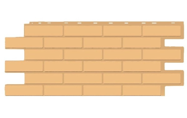 Фасадная панель T-Siding Кирпич Модерн Эко Крем купить в Туапсе