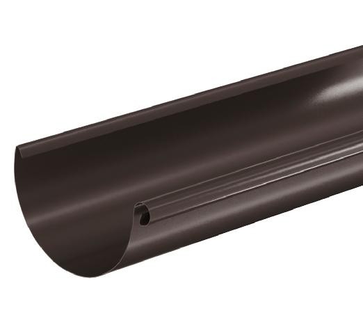 Водосток Aquasistem, система 125x90 - Водосточный желоб 3.00м RR 32 Тёмно Коричневый купить в Туапсе