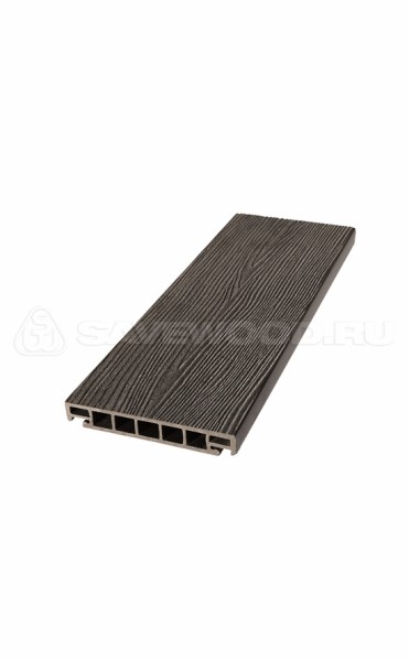 Террасная доска из ДПК SW Salix (S) (R) темно-коричневый купить в Туапсе