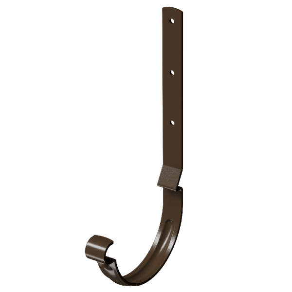 Карнизный крюк длинный D125 Döcke STAL PREMIUM Каштан, (RAL 8017) купить в Туапсе