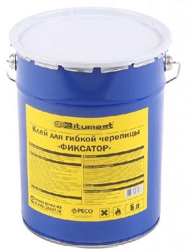 Клей для гибкой черепицы BITUMAST 5 л купить в Туапсе