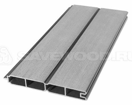 Заборный профиль из ДПК Savewood SW Agger матовый пепельный купить в Туапсе